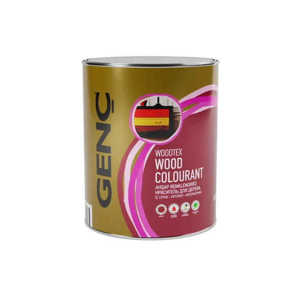 Genç Sentetik Ahşap Boya ve Renklendirici 8151 Koyu Ceviz 0.75 l - 2