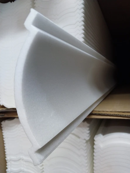 Strafor Köpük Kartonpiyer 10 adet 20 mtül 1 cm x12,5 cmx2 mt