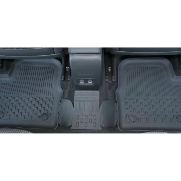 Sahler Peugeot 2008 2019+ Uyumlu 4.5d Premium Havuzlu Paspas ve Liner Marka 3D ALT Bagaj Havuzu - Resim 5