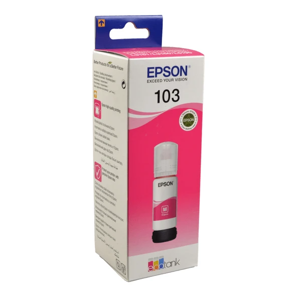 Epson Mürekkep Orj. T103 Magenta 65ml - 2