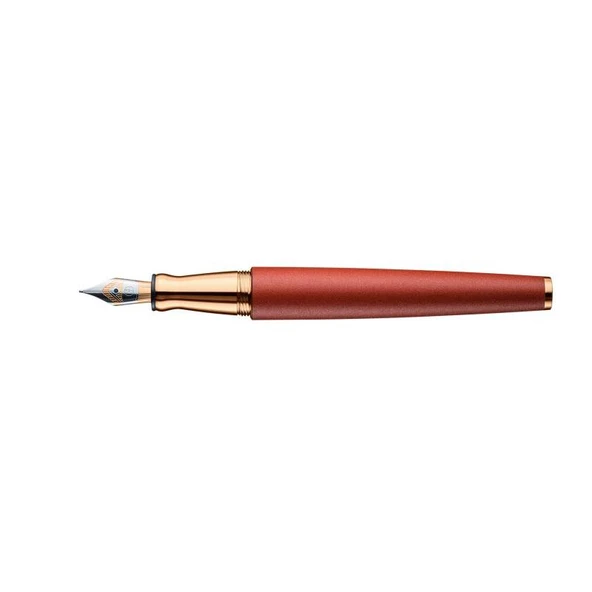 Otto Hutt Dizayn 6 Ruby Red Dolma Kalem Rose Gold B Uç OH 068-RR-RG - 3