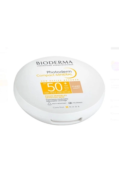 Bioderma Photoderm Compact Mineral SPF50 Renkli 10 gr - Light