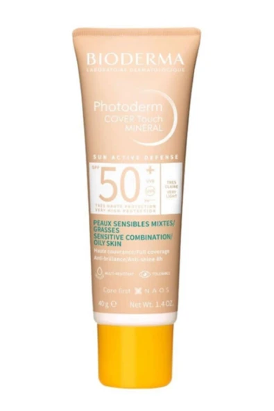 Bioderma Photoderm Cover Touch Mineral Spf50+ 40 gr - Very Light ürün görseli 1