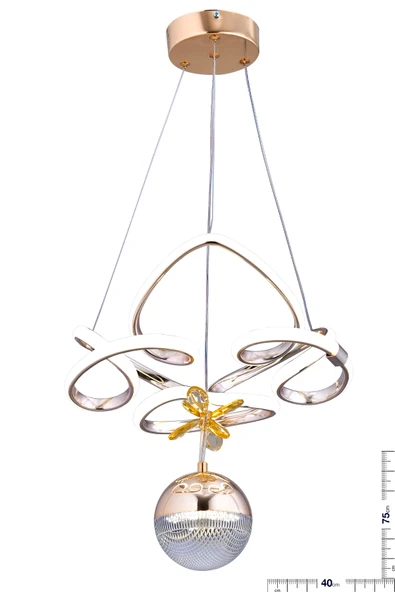 HALE TEK TOP GOLD AVİZE - 2