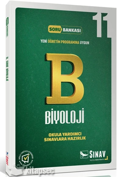 11. Sınıf Biyoloji Soru Bankası Sınav Dergisi Yayınları