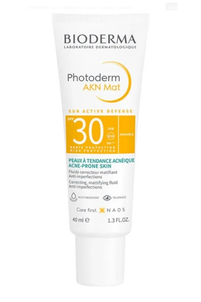 Bioderma Photoderm AKN MAT SPF 30 Güneş Koruyucu 40 ml ürün görseli 1