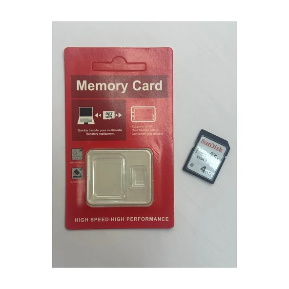 Sandisk 4 GB Sdhc Hafıza Kartı Video Buffer Class 10 - 3