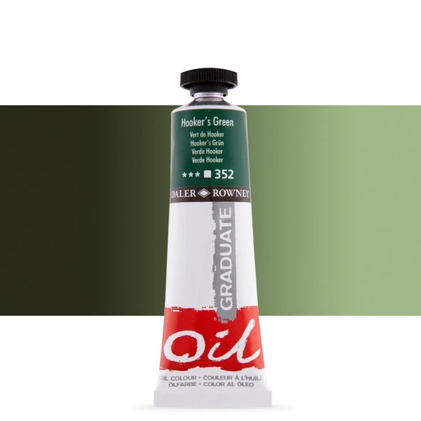Daler Rowney Yağlı Boya Graduate 38 ml Hookers Green ürün görseli 1
