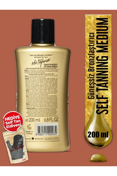 Eda Taşpınar Medıum Güneşsiz Bronzlaştırıcı Self Tanning 200 ml - 2