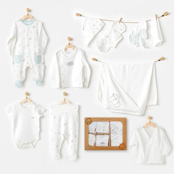 Bebek Hastane Çıkışı 10 Parça Newborn Set AC25941