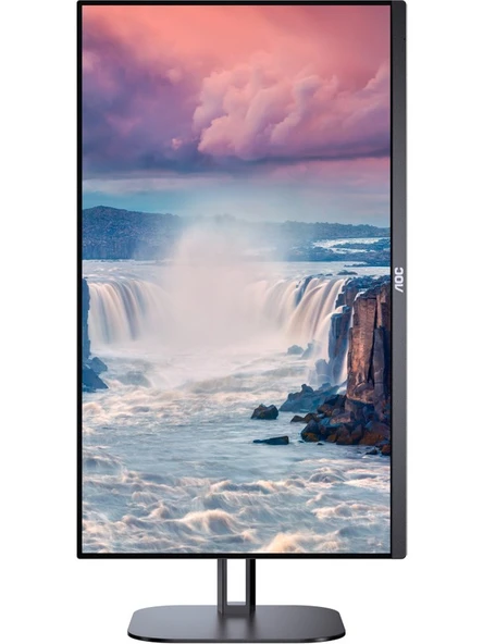 AOC 27" Q27V5C/BK 75Hz 1ms 2K HDMI DP Type-C Pivot QHD IPS Monitör - 2