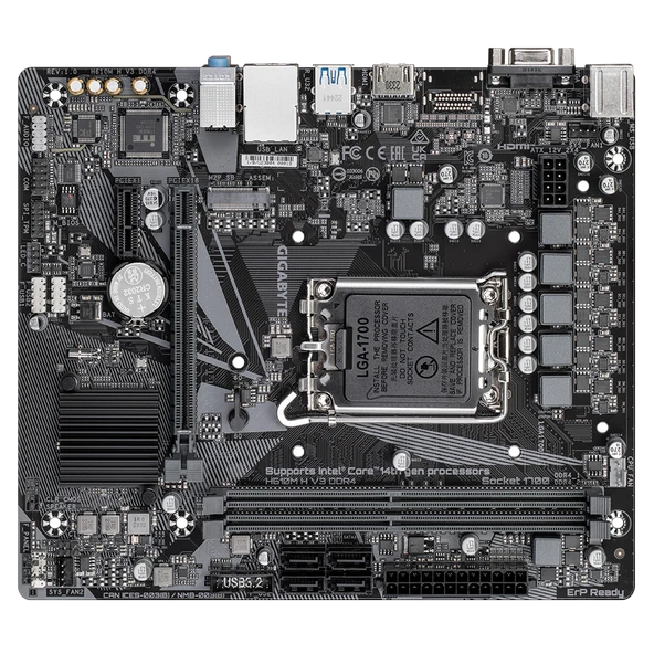 Gigabyte H610M H V3 DDR4 1700P MATX Anakart - 4