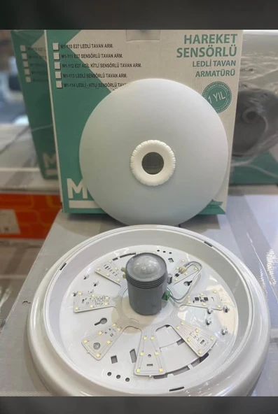 MOSS Şarjlı Kitli Ledli Sensörlü Tavan Armatür - 3