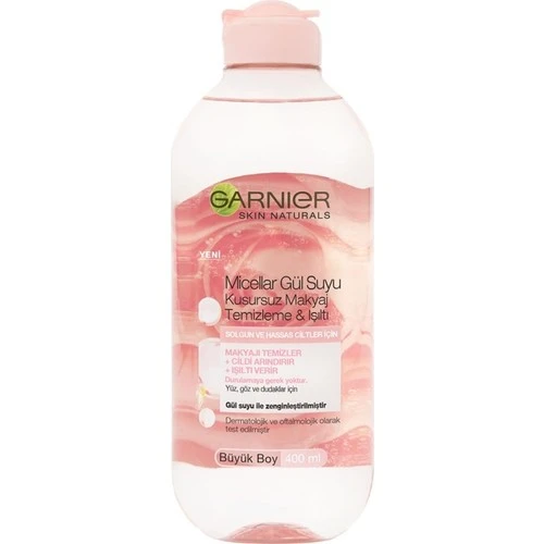 Garnier Micellar Gül Suyu Kusursuz Makyaj Temizleme 400 ml ürün görseli
