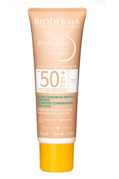 Bioderma Photoderm Cover Touch Mineral SPF 50 40 gr - Light - 1