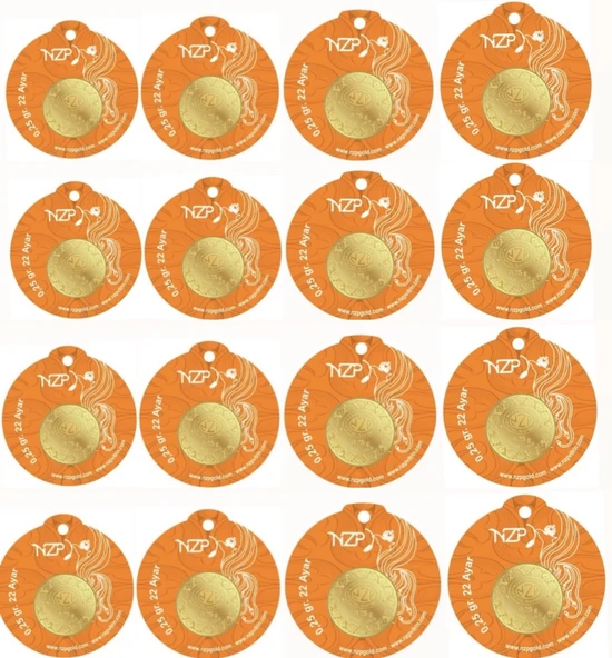 0.25 Gram Altın - 16 Adet
