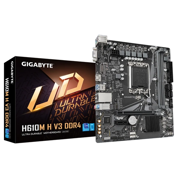 Gigabyte H610M H V3 DDR4 1700P MATX Anakart