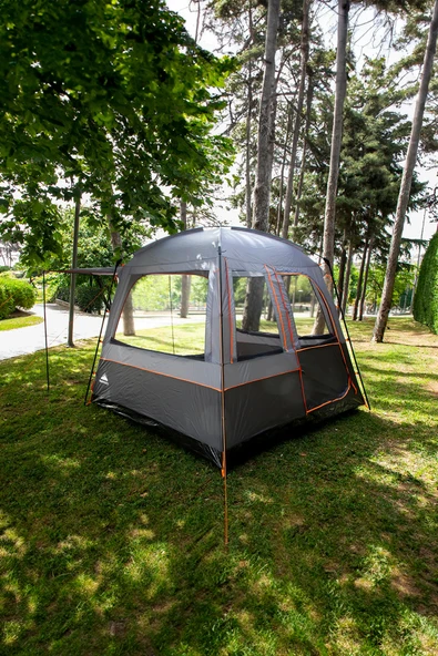 North Pacific Aile Tipi Kamp  Çadırı 6 Kişilik Suya ve Yırtılmaya Dayanaklı Kumaş - Resim 2