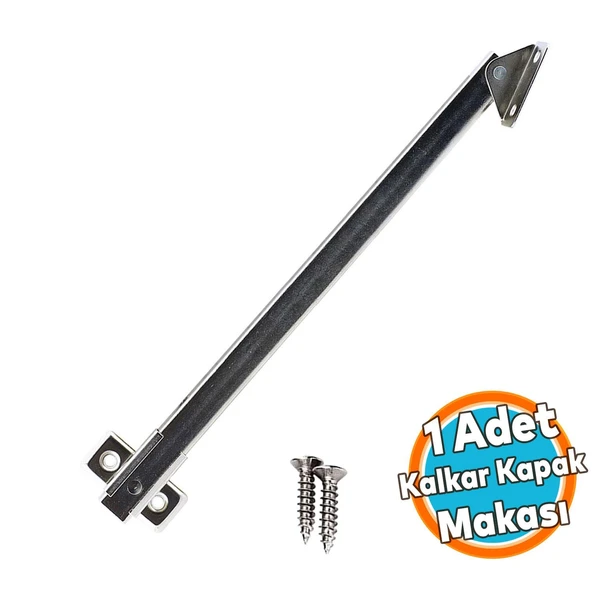Kalkar Kapak Makası Dolap Çekmece Metal 20 Cm Sessiz Açma Kapama Amortisör Piston 1 Adet