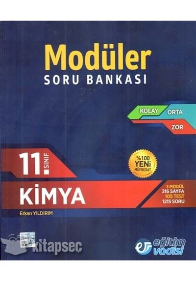 11. Sınıf Kimya Modüler Soru Bankası Eğitim Vadisi