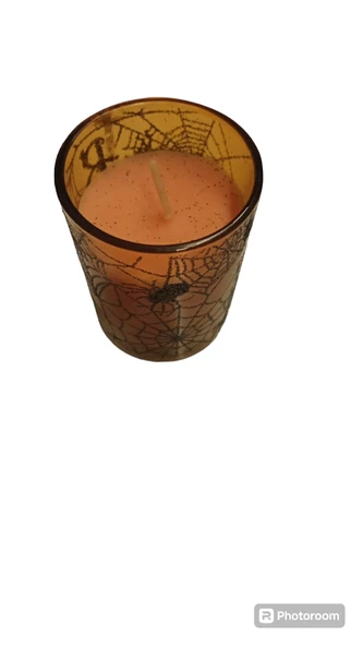 Camda Cadılar Bayramı mumları 5cmx6cm - 2