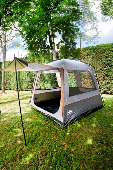 North Pacific Aile Tipi Kamp  Çadırı 6 Kişilik Suya ve Yırtılmaya Dayanaklı Kumaş - Resim 4