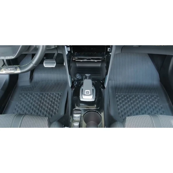 Sahler Peugeot 2008 2019+ Uyumlu 4.5d Premium Havuzlu Paspas ve Liner Marka 3D ÜST Bagaj Havuzu - Resim 5