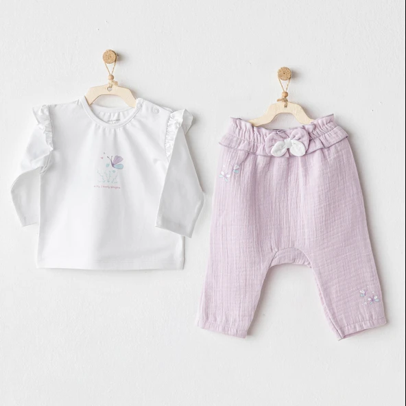Kız Bebek Takım 2 Parça Set Magical Butterfly AC25578 ürün görseli