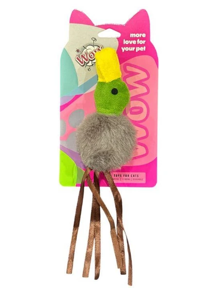 Wow Kedi Oyuncak Püsküllü Kuş - 2