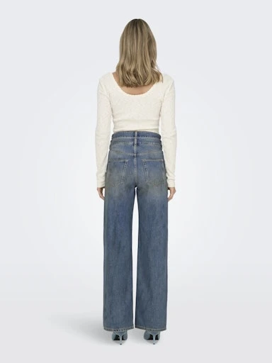 Only Kadın Onlesme-Hope Mavi Jeans Pantolon 15347683M - 5