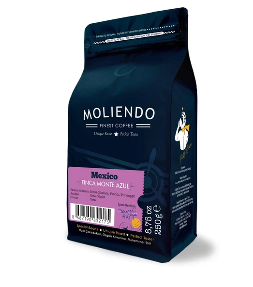 Moliendo 250gr Mexico SHG Finca Monte Yöresel Çekirdek Kahve