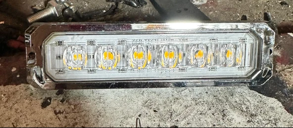 Yan Etek Lamba Led Formplas Sarı Renk Çakar Modüllü 4 Adet 12V/24V - 2