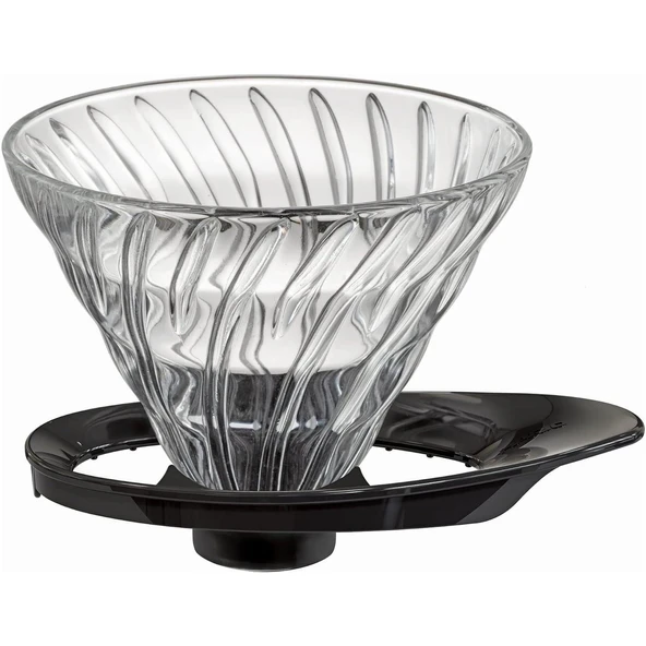 HARIO DRIPPER V60 02 CAM SİYAH