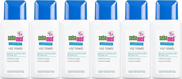 Sebamed Clear Face Temizleyici Yüz Toniği 150ML (6 Lı Set)