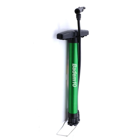 Bisiklet Pompası 30 cm El Tipi Ayak Tutamaklı Hava Top Şişirme Standart Plastik Başlıklı Uçlu Borulu - 4