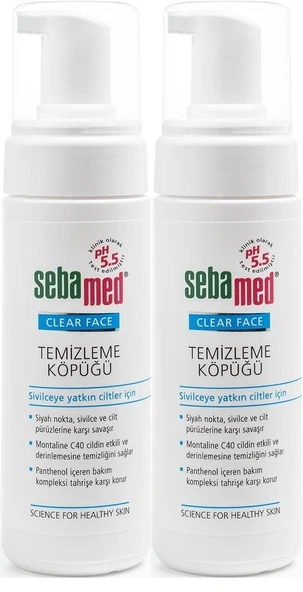 Sebamed Clear Face Yüz Temizleme Köpüğü 150ML (2 Li Set)