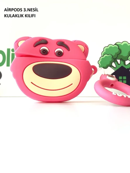 Brokoli Home Airpods 3.nesil uyumlu 3d Kopçalı Kulaklık Kılıfı BRKHMİPH32