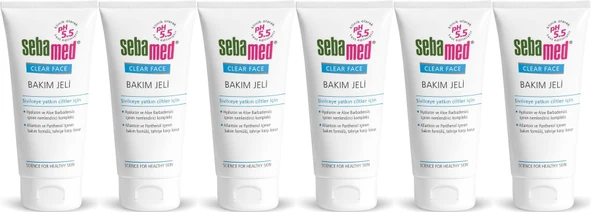 Sebamed Clear Face Bakım Jeli 50ML (6 Lı Set)