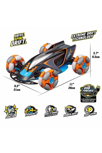 OmniX Pro Extreme: 1:12 Ölçeğinde 360 Derece Dönen Drift Canavarı! - 5