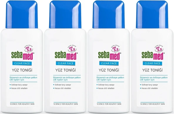 Sebamed Clear Face Temizleyici Yüz Toniği 150ML (4 Lü Set)