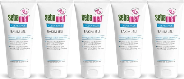 Sebamed Clear Face Bakım Jeli 50ML (5 Li Set)