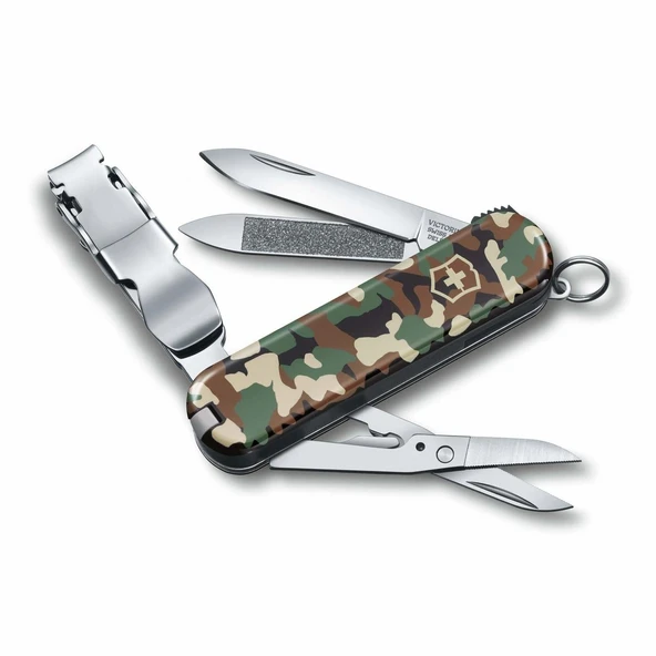 Victorinox 0.6463.94 NailClip 580 Kamuflaj Desenli Tırnak Makaslı Çakı