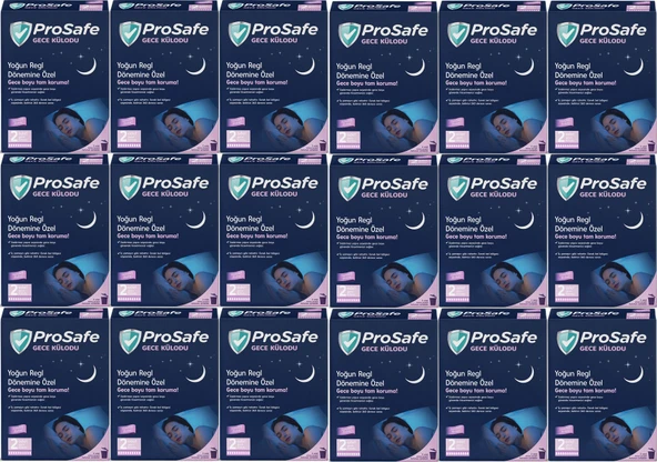 Prosafe Gece Külodu / Külot (Yoğun Regl Dönemine Özel) (36 Lı Set) (18PK*2)