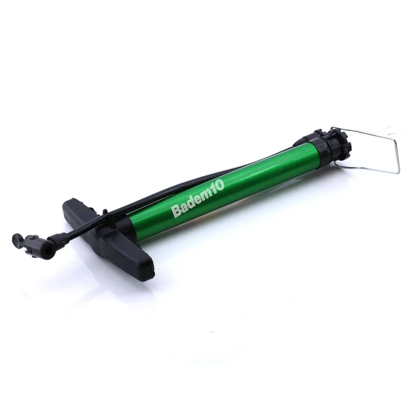 Bisiklet Pompası 30 cm El Tipi Ayak Tutamaklı Hava Top Şişirme Standart Plastik Başlıklı Uçlu Borulu - 6
