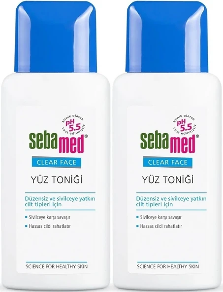 Sebamed Clear Face Temizleyici Yüz Toniği 150ML (2 Li Set)