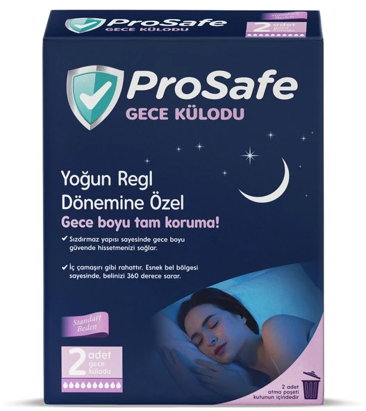 Prosafe Gece Külodu / Külot (Yoğun Regl Dönemine Özel) (24 Lü Set) (12PK*2) - 2