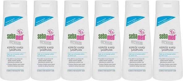 Sebamed Şampuan 400ML Kepeğe Karşı ve Yağlı Saç Tipleri için (6 Lı Set)