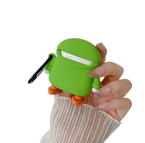 Brokoli Home  Airpods 3.nesil uyumlu 3d Kopçalı Kulaklık Kılıfı,koruyucu kılıf Secimli Kaz 2 - 3