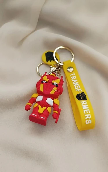 Anahtarlık Transformers İron Man Karakter Fiğür Araba Çanta Süsü Aksesuarları - Resim 3