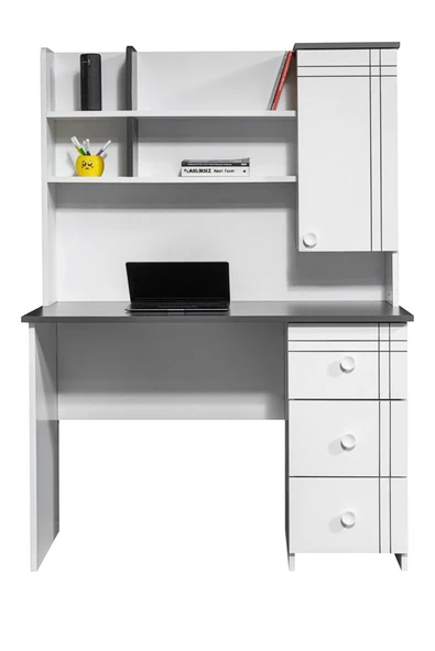 Aura Çalışma Masası Gri - Resim 2